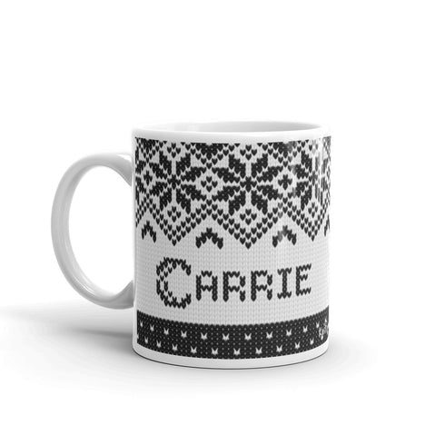 Personalized Snowflake Mug